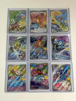 Pokemon 2026 First Partner Illustration Collection Series 1 Promos Complete Set - Image 1