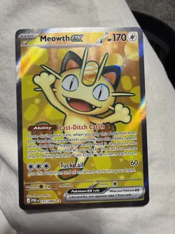 Pokemon TCG Meowth EX 107/088 Ultra Rare Perfect Order Pre-Release - Image 1