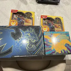 Pokemon Elite Trainer Boxes Ascended Heroes & Mega Evolution Charizard Lot - Image 1