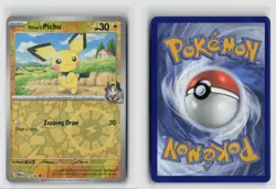 Ethan's Pichu #071/182 Sv10 Destined Rivals Reverse Holo Pokemon TCG NM - Image 3