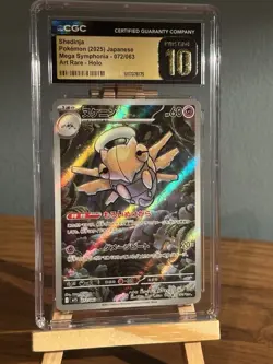 Pokemon Shedinja 2025 Mega Symphonia Art Rare Holo 072/063 Japanese CGC 10 - Image 1