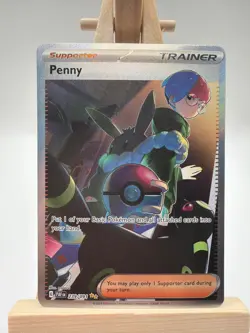 Pokemon TCG Trainer Supporter Penny 239/091 Paldean Fates Near Mint 2 - Image 1