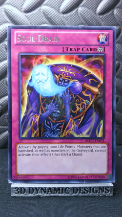 | Yugioh Soul Drain REDU-EN078 Rare Return Of The Duelist HP 🔥 | - Image 1