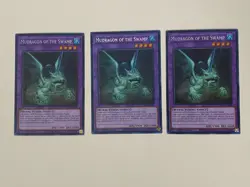 Yugioh - Mudragon of the Swamp x 3 - 1st Edition Secret Rare NM - Free Holo - Image 1