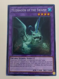 Yugioh - Mudragon of the Swamp x 3 - 1st Edition Secret Rare NM - Free Holo - Image 2