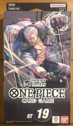 One Piece TCG Black Smoker Starter Deck (ST-19) Brand New Sealed With PRB01 Pack - Image 1