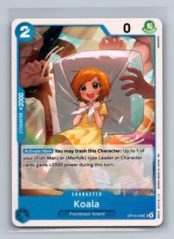 One Piece TCG Koala The Azure Sea's Seven OP14 OP14-046 UC - Image 1