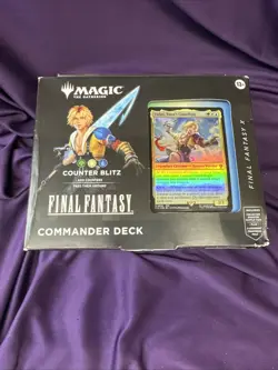 MTG Counter Blitz Final Fantasy Commander Deck NIB Tidus, Yuna’s Guardian - Image 1