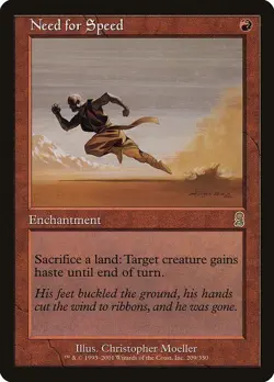 MTG Odyssey --- NEED FOR SPEED --- RARE! NM! Magic the Gathering! - Image 3