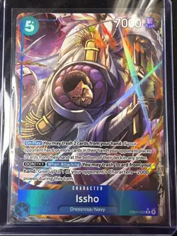 Issho - EB04-022 (Alternate Art) Alt Art The Azure Sea's Seven Foil One Piece - Image 1