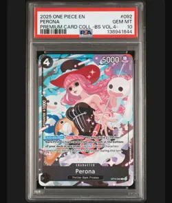 2025 ONE PIECE PREMIUM COLLECTION BEST SELECTION VOL.4 #092 PERONA PSA 10 - Image 1