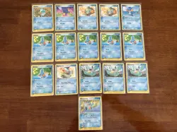 Pokemon TCG Mudkip Marshtomp Lot 15 Cards 2005 Nintendo English - Image 1