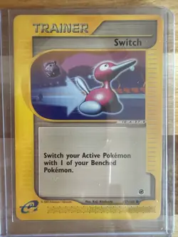 (EX) Switch 157/165 2002 Expedition Base Set Pokemon Card - Image 1