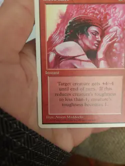 MTG Magic:the Gathering card: blood lust - Image 5