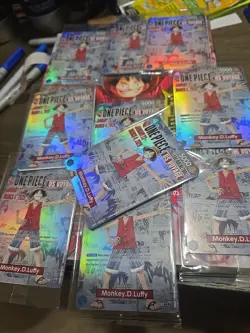 10 Sealed One Piece College Tour Trading Card US Monkey D. Luffy - Image 1