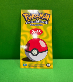 Squirtle 2 of 5 Topps 1999 Chrome Oversized Box Topper Series 1 Pokemon Card - Image 2