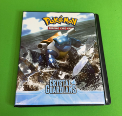 Pokemon TCG Trading Card Game "Ex Crystal Guardians" Binder 2006 4-Pocket - Image 1