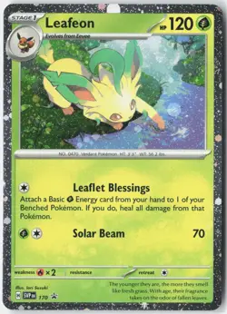 Leafeon - (Cosmos Holo) Holo Promo SV: Scarlet & Violet Promo Cards 170 NM - Image 1
