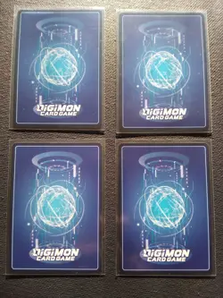 Digimon TCG Hacker's Slumber Tiger Vespamon + Tamer Fei(Wong) 4 Card lot (2 Alts - Image 2