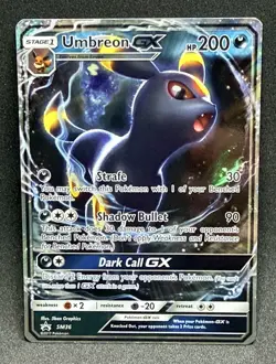 (NM) Umbreon-GX SM36 Promo Holo SM Black Star Promos 2017 - Pokemon Card - Image 1