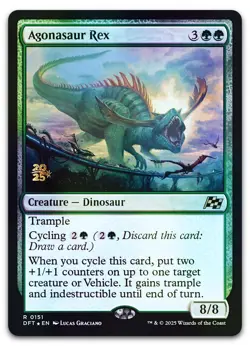 Agonasaur Rex #151 (Foil) (NM) Prerelease Cards PRE Magic MTG - Image 1