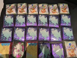 Pokemon TCG 65 ETB Card Sleeves Sealed Selection x 24 - Image 1