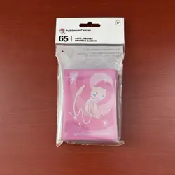 Mythical Mew Card Sleeves (65 Total) Official Pokemon Center Product - SEALED! - Image 1