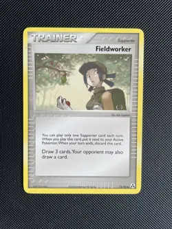 Fieldworker - 73/92 - Uncommon EX Legend Maker - Trainer Card - Pokemon - NM/LP - Image 1