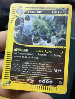 Tyranitar 66/165 Expedition 2002 Reverse Holo e-Series Pokemon Card TCG - Image 4