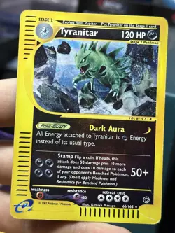 Tyranitar 66/165 Expedition 2002 Reverse Holo e-Series Pokemon Card TCG - Image 5