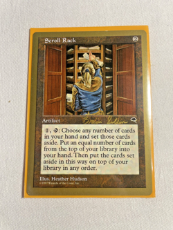 Scroll Rack LP MTG World Championship Gold Border Not Tournament Legal - Image 1