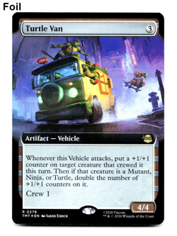 Turtle Van (Extended Art) - FOIL - [Teenage Mutant Ninja Turtles] MTG TMT 0278 - Image 1