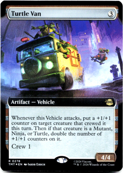 Turtle Van (Extended Art) - FOIL - [Teenage Mutant Ninja Turtles] MTG TMT 0278 - Image 2