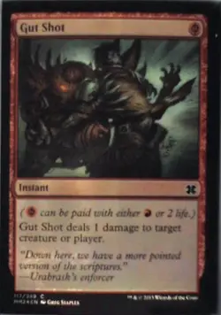 Gut Shot - Modern Masters 2015: #117, Magic: The Gathering - Foil Lp C255 - Image 1