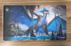 Magic the Gathering Murktide Regent Playmat Lucas Graciano Signed - Image 1