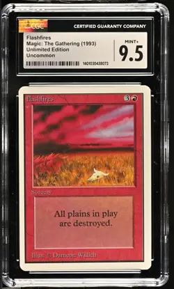 FLASHFIRES Unlimited CGC 9.5 Vintage MTG [Nostalgium] - Image 1