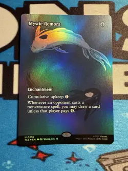 MTG, Mystic Remora (#0016), Avatar: The Last Airbender, Borderless Foil, NM - Image 1