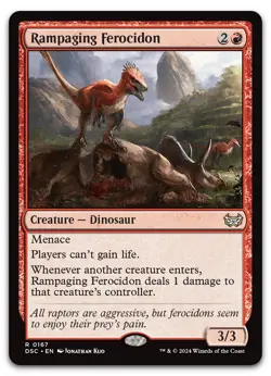 Rampaging Ferocidon #167 (NM) Duskmourn DSC Magic MTG - Image 1