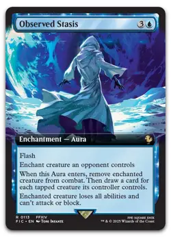 Observed Stasis (Extended Art) #113 (NM) Final Fantasy FIC Magic MTG - Image 1