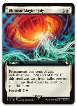 Ultimate Magic: Holy (Extended Art) #110 (NM) Final Fantasy FIC Magic MTG - Image 1