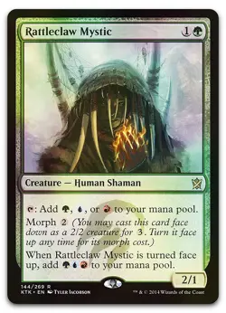 Rattleclaw Mystic #144 (Foil) (NM) Khans of Tarkir KTK Magic MTG - Image 1