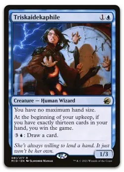 Triskaidekaphile #81 (NM) Midnight Hunt PPMID Magic MTG - Image 1