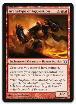 Archetype of Aggression #88 (LP) Born of the Gods BNG Magic MTG - Image 1