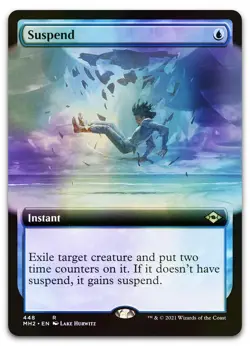 Suspend (Extended Art) #448 (Foil) (NM) Modern Horizons 2 MH2 Magic MTG - Image 1