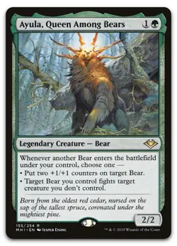 Ayula, Queen Among Bears #155 (LP) Modern Horizons MH1 Magic MTG - Image 1