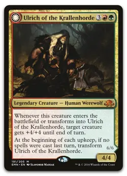 Ulrich of the Krallenhorde #191 (LP) Eldritch Moon EMN Magic MTG - Image 1