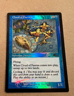 Foil - Cloud of Faeries - Urza's Legacy - MTG - Magic the Gathering - Image 1