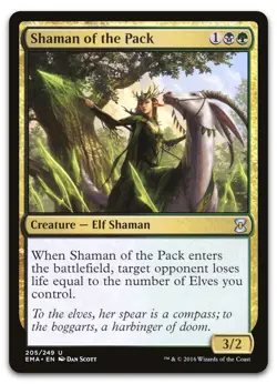 Shaman of the Pack #205 (NM) Eternal Masters EMA Magic MTG - Image 1