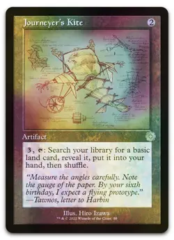 Journeyer's Kite (Schematic) #88 (Foil) (NM) Brothers' War BRR Magic MTG - Image 1