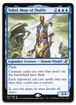Teferi, Mage of Zhalfir #91 (NM) Time Spiral Remastered TSR Magic MTG - Image 1